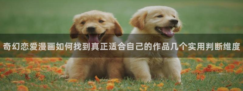 漫蛙漫画在线阅读漫画:奇幻恋爱漫画如何找到真正适合自己的作品几个实用判断维度
